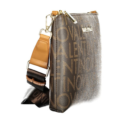 Brown Polyurethane Women's Bag