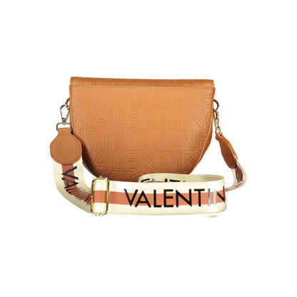 Brown Polyurethane Women's Bag
