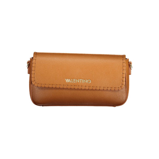 Brown Polyurethane Women's Bag