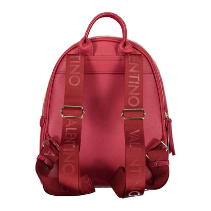 Rosso Polyurethane Womens Backpack