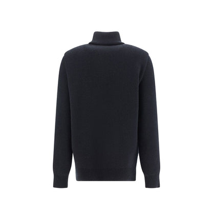 Black Lamb Fur Coat