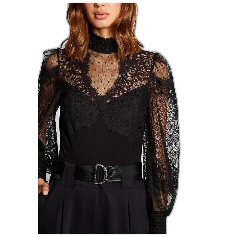 Black Viscose Bodysuit