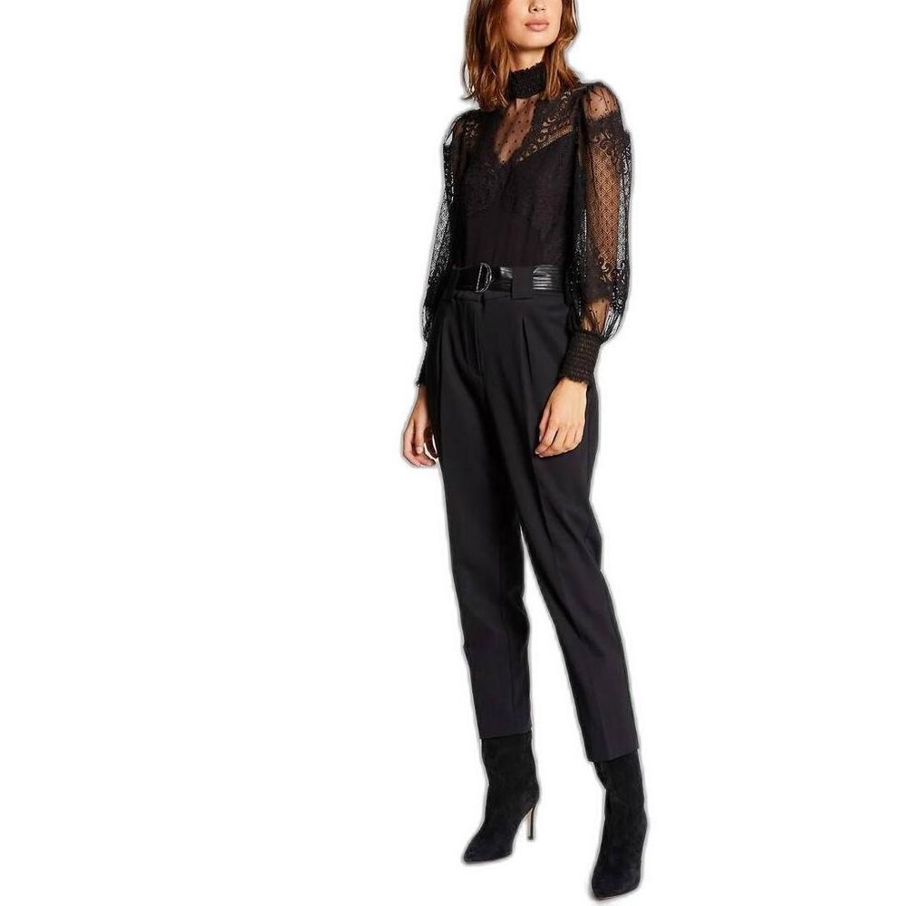 Black Viscose Bodysuit