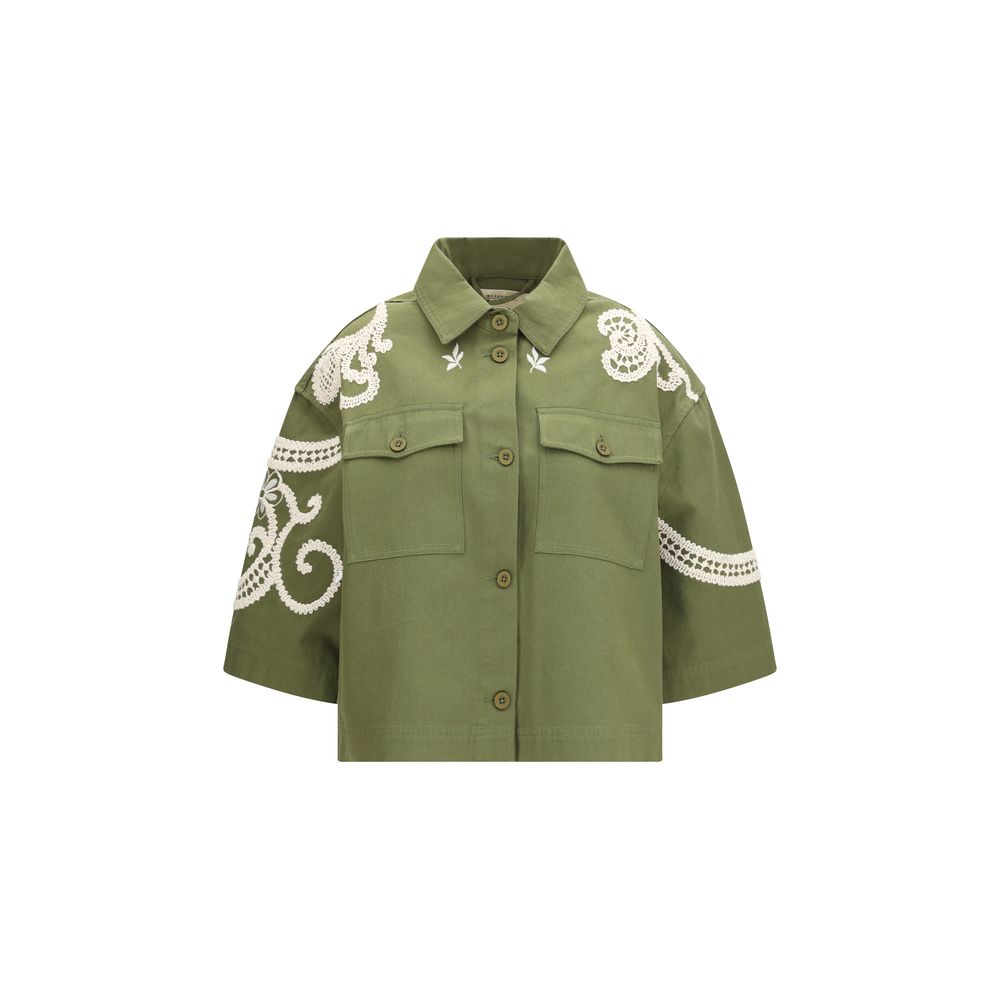Bicolor Cotton Coat