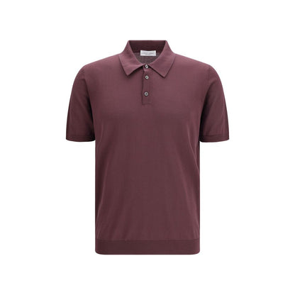 Purple Cotton Polo Shirt