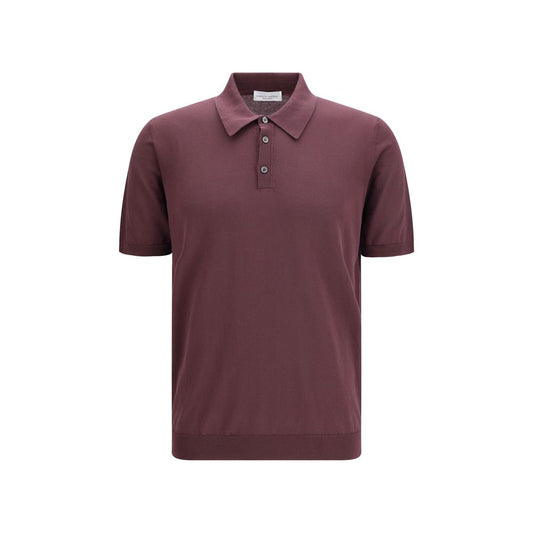 Purple Cotton Polo Shirt