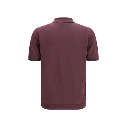 Purple Cotton Polo Shirt