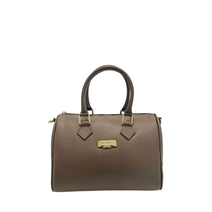 Brown Cowhide Women Handbag
