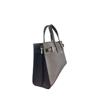 Brown Cowhide Shoulder Bag