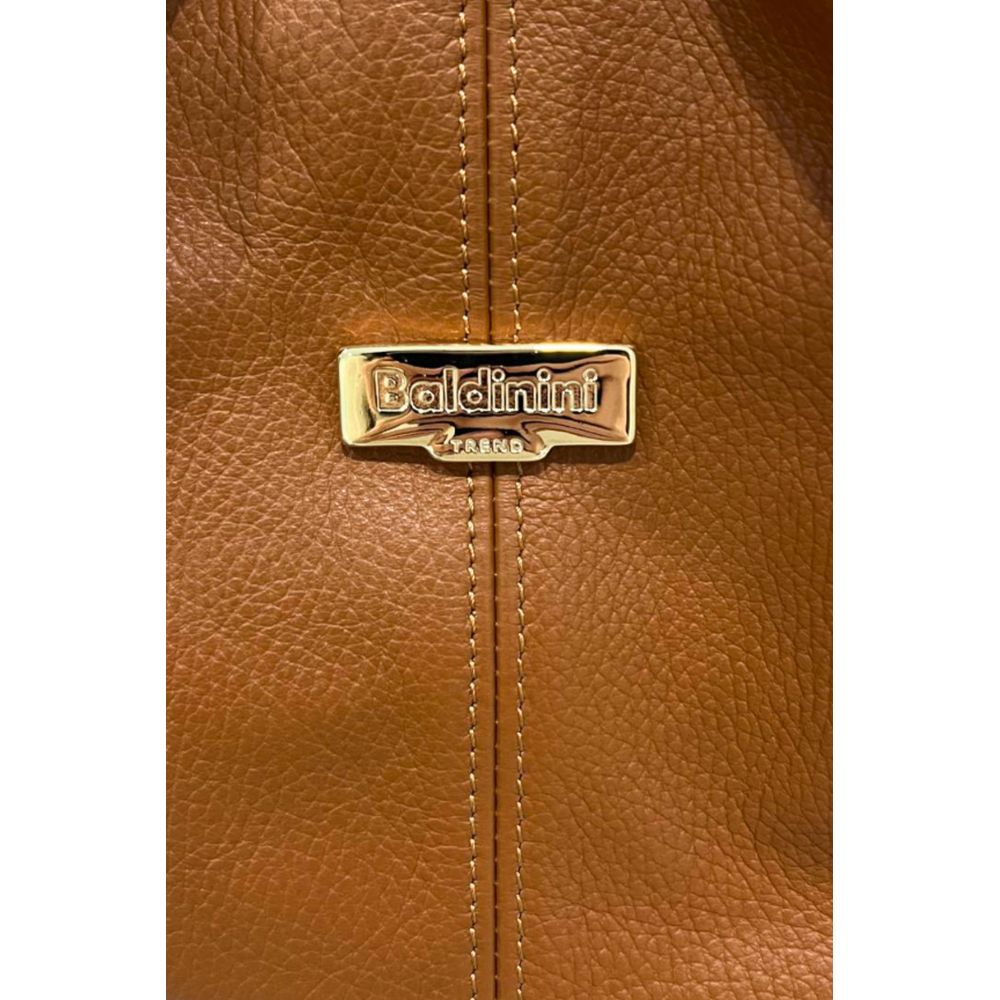 Brown Cowhide Shoulder Bag
