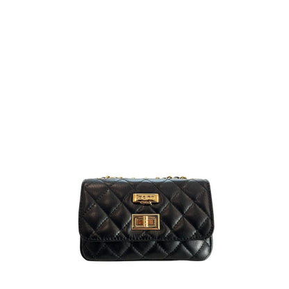 Black Leather Women Bag