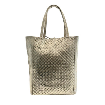 Gray Cowhide Clutch Bag