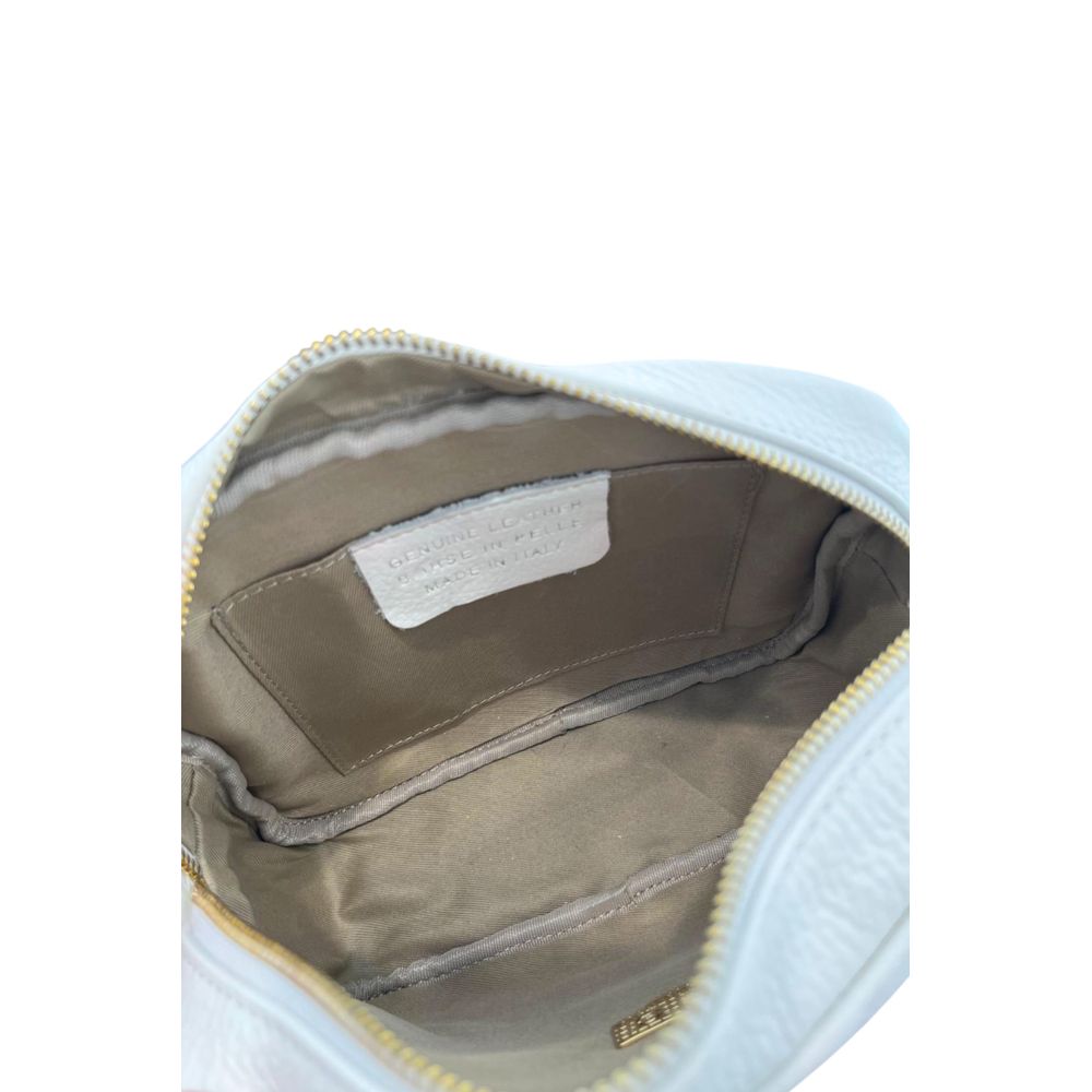 White Cowhide Crossbody Bag