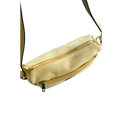 Bicolor Cowhide Crossbody Bag