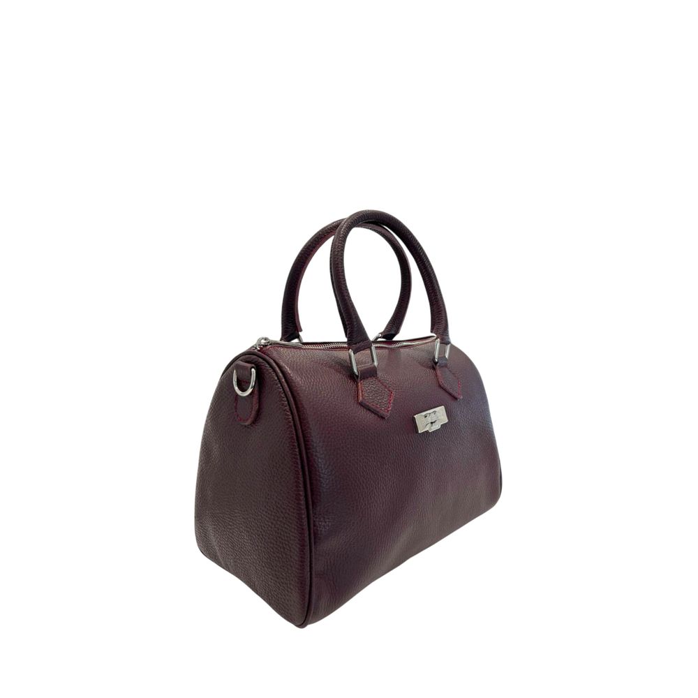 Red Leather Women Handbag