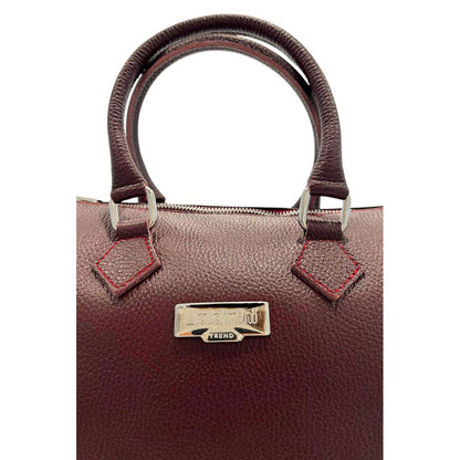 Red Leather Women Handbag