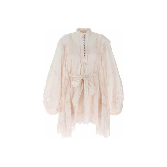 Beige Cotton Casual Dress