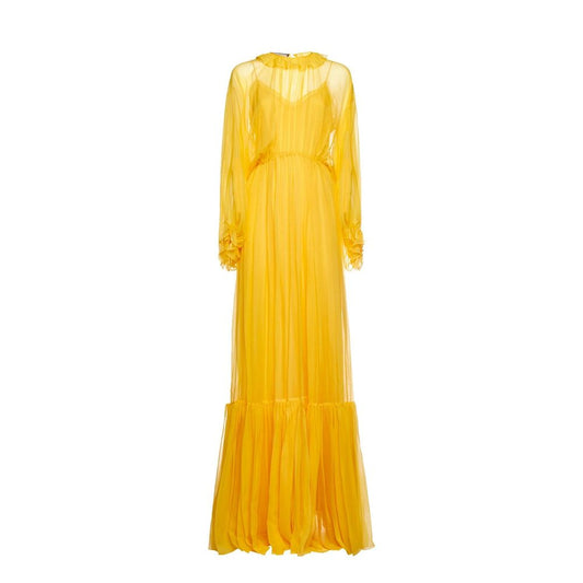 Bicolor Acetate Casual Dress