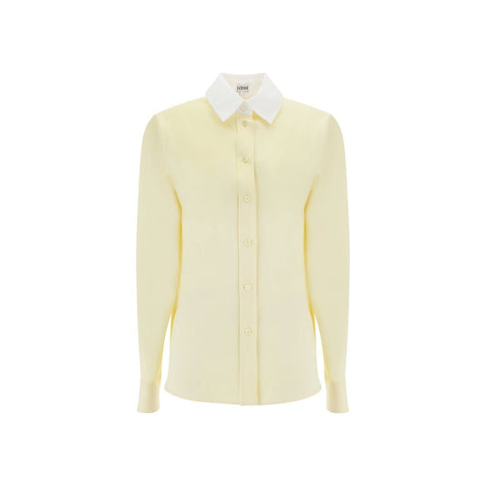 Bicolor Silk Dress Shirt