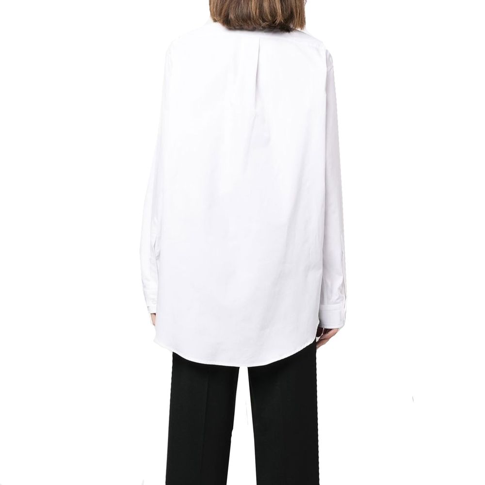White Cotton Dress Shirt