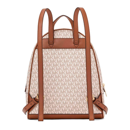 Beige Canvas Backpack