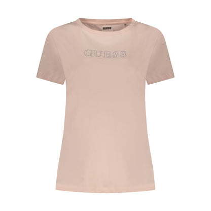 Pink Cotton Women's T-Shirt