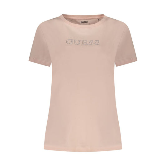 Pink Cotton Women's T-Shirt