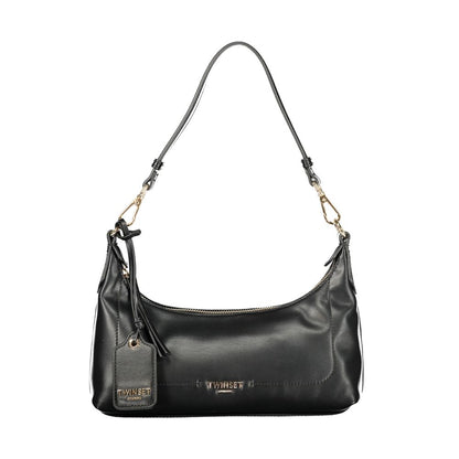 Black Polyurethane Women's Bag