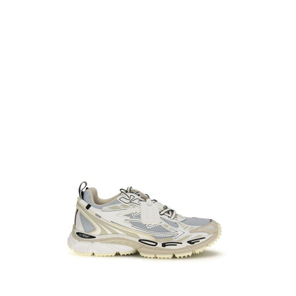 Gray Polyethylene Athletic Sneakers