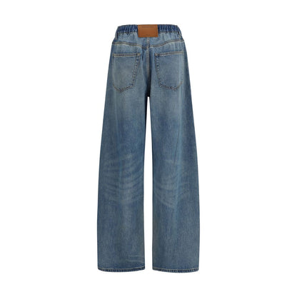 Blue Cotton Jeans Denim