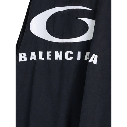Black Cotton Casual Dress