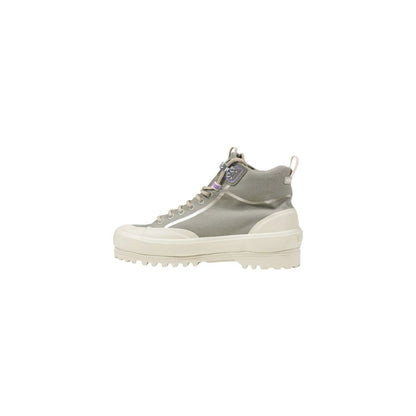 Green Fabric Athletic Sneakers