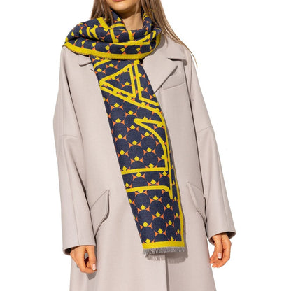 Blue Silk Scarf