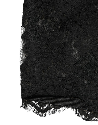 Black Lace Bandeau Bra Tube Top Underwear