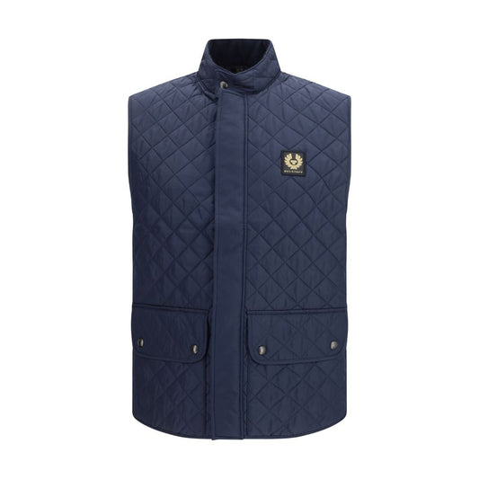 Blue Polyester Shell Jacket