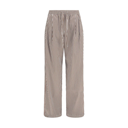 Multicolor Cotton Casual Pants