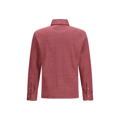 Multicolor Linen Polo Shirt
