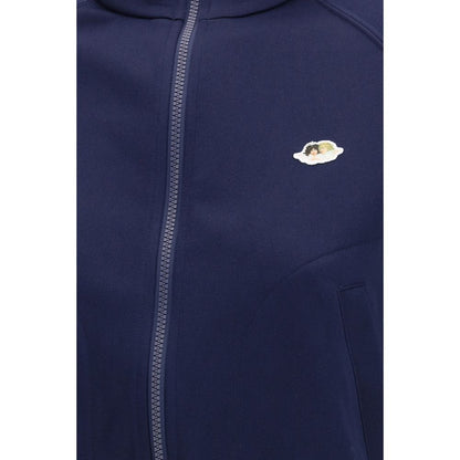 Blue Polyester Sweatshirt