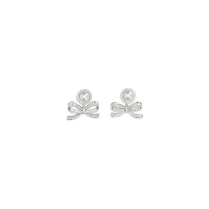 Silver Brass Earrings