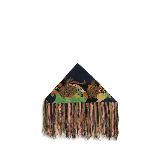 Multicolor Silk Scarf