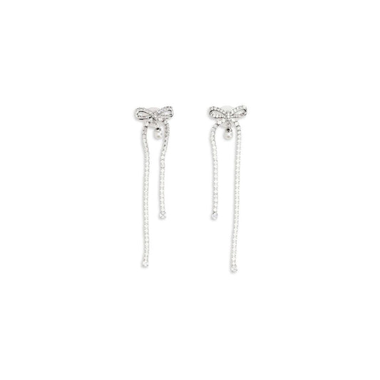 Silver Brass Earrings