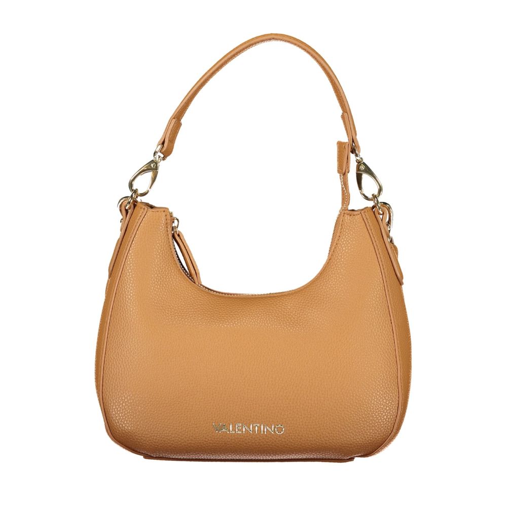 Brown Polyurethane Womens Bag