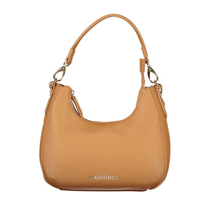 Brown Polyurethane Womens Bag