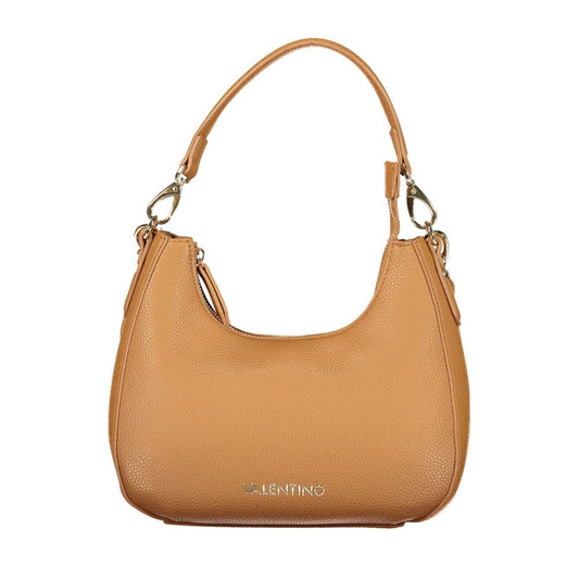 Brown Polyurethane Womens Bag
