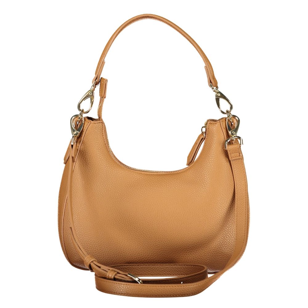 Brown Polyurethane Womens Bag