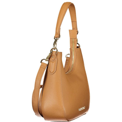 Brown Polyurethane Womens Bag