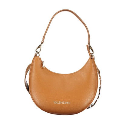 Brown Polyurethane Women's Bag