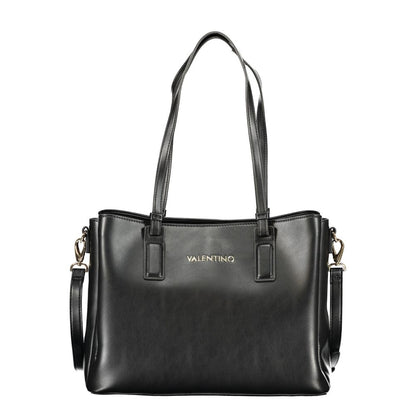 Nero Polyurethane Women's Bag with Recycled Features
