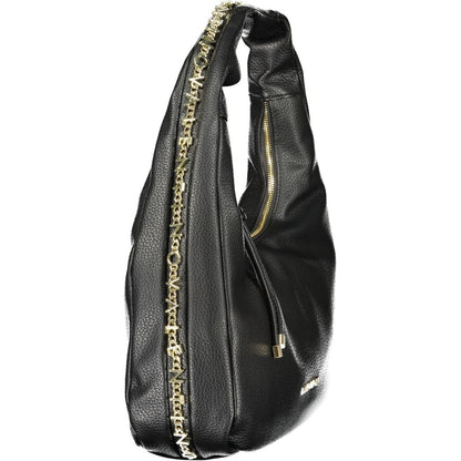 Black Polyurethane Women's Bag