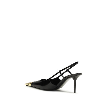 Black Calf Leather Bos Taurus High Heel Pumps